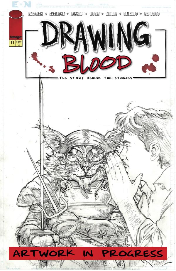 DRAWING BLOOD #11 (OF 12) CVR C DAVE ACOSTA VAR