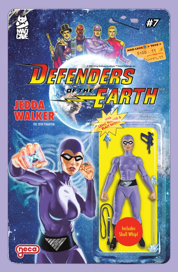 DEFENDERS OF THE EARTH #7 (OF 8) CVR B DJORDJE DJOKOVIC ACTION FIGURE VAR