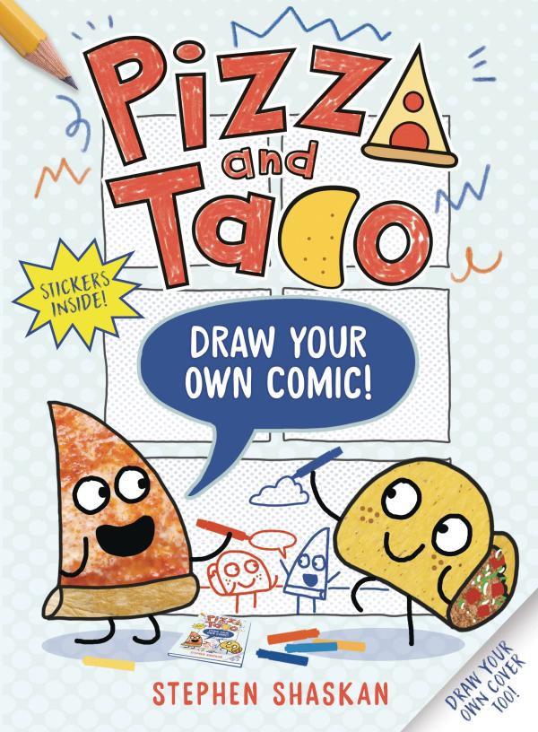 PIZZA & TACO DRAW YOUR OWN COMIC SC