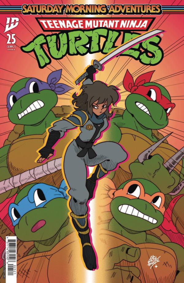 TMNT SATURDAY MORNING ADV #25 CVR B LEWIS