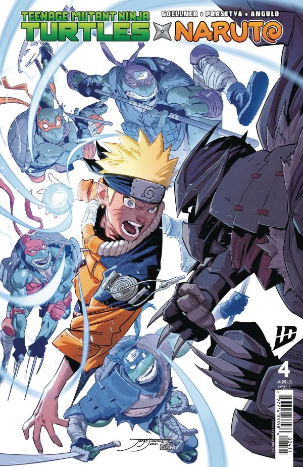 TEENAGE MUTANT NINJA TURTLES X NARUTO #4 CVR A JIMENEZ