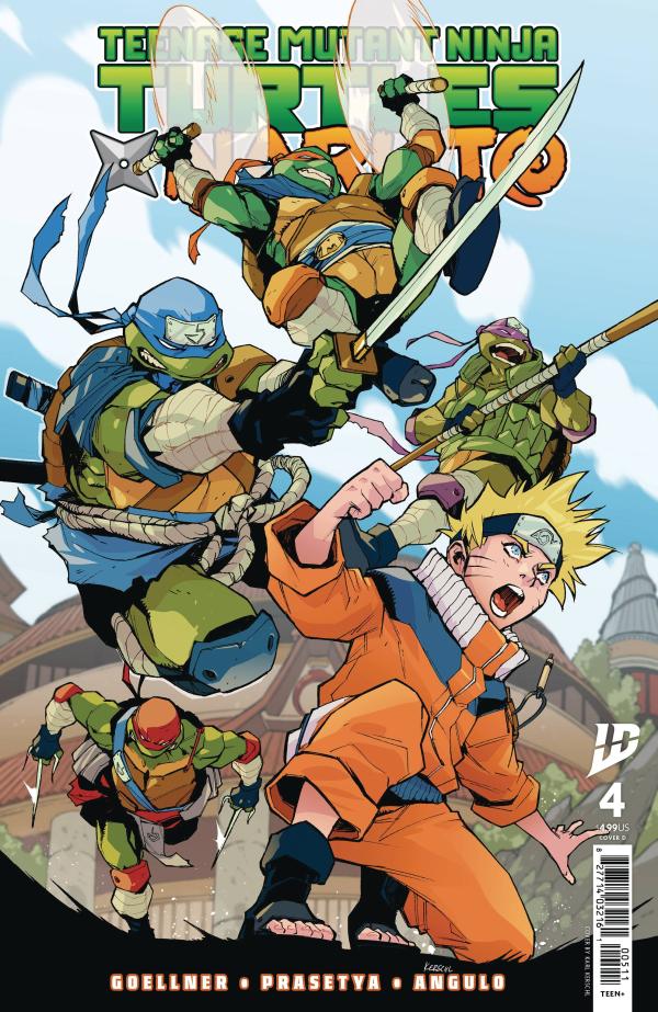 TEENAGE MUTANT NINJA TURTLES X NARUTO #4 CVR D KERSCHL