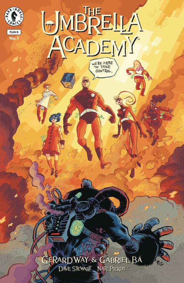 UMBRELLA ACADEMY PLAN B #1 CVR B MOON