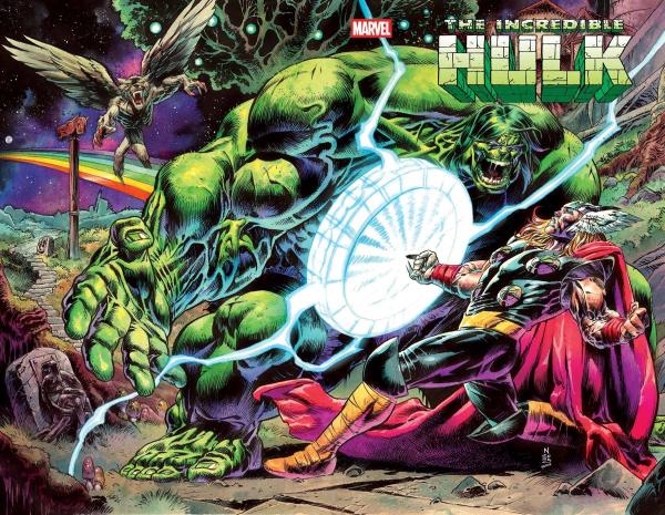 INCREDIBLE HULK #25 WRAPAROUND CVR