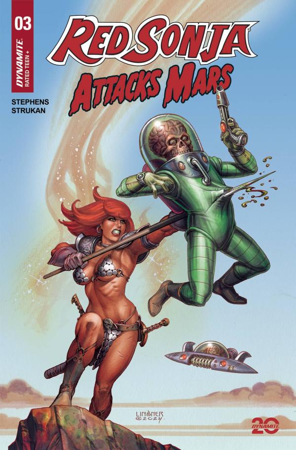 RED SONJA ATTACKS MARS #3 CVR A LINSNER