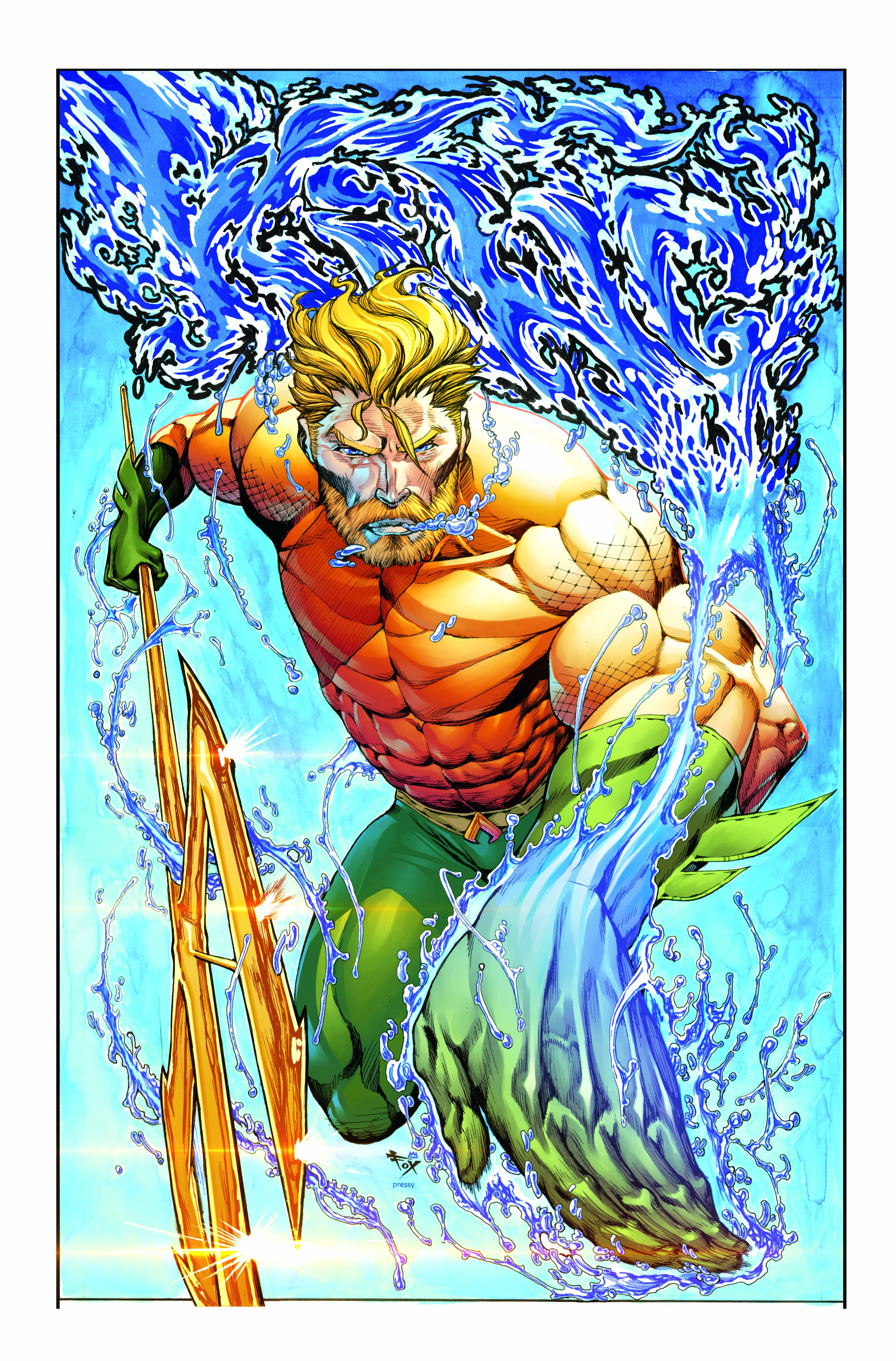 AQUAMAN #5 CVR E INC 1:25 MARIO FOCCILLO CARD STOCK VAR