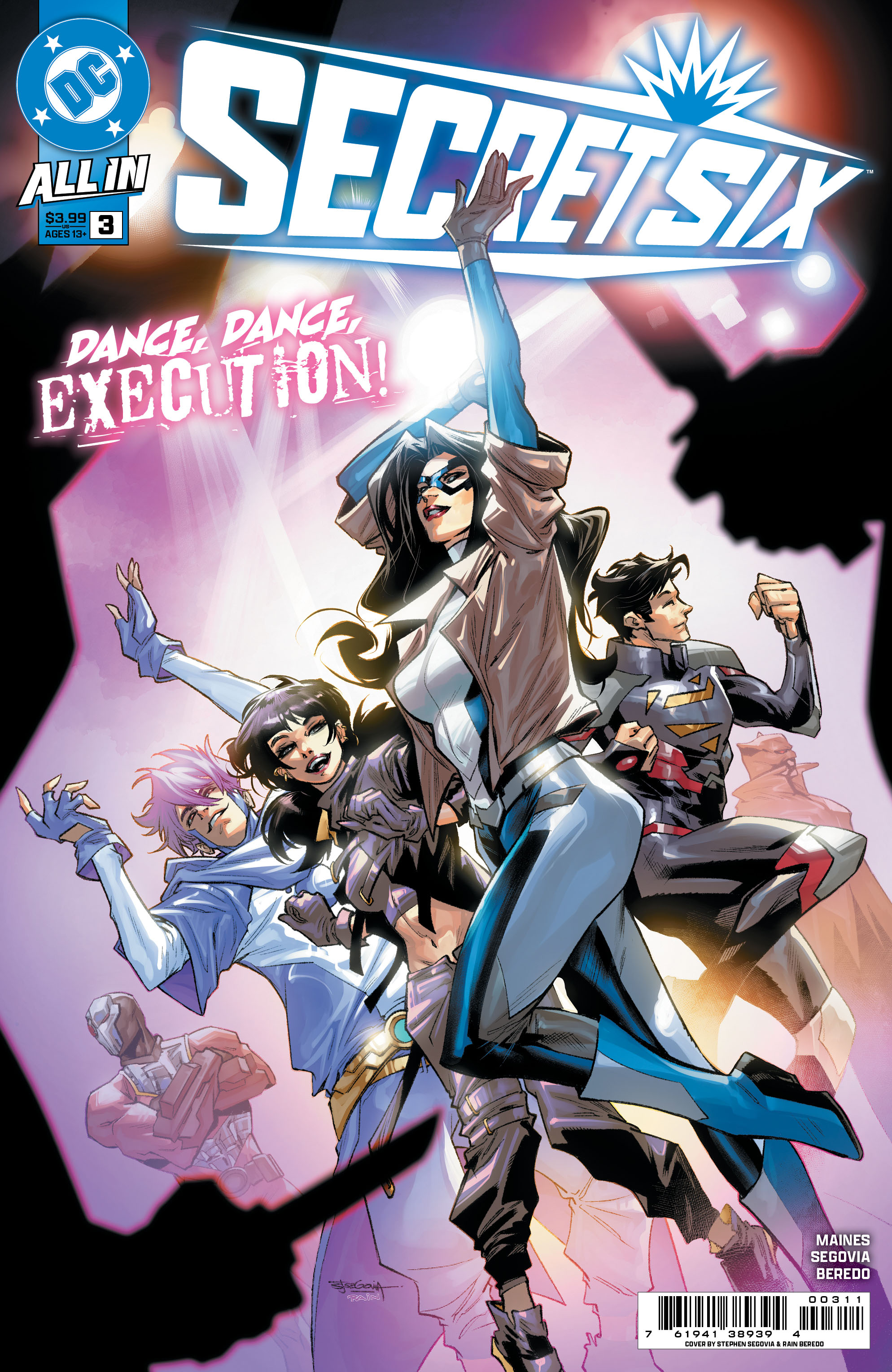 SECRET SIX #3 (OF 6) CVR A STEPHEN SEGOVIA