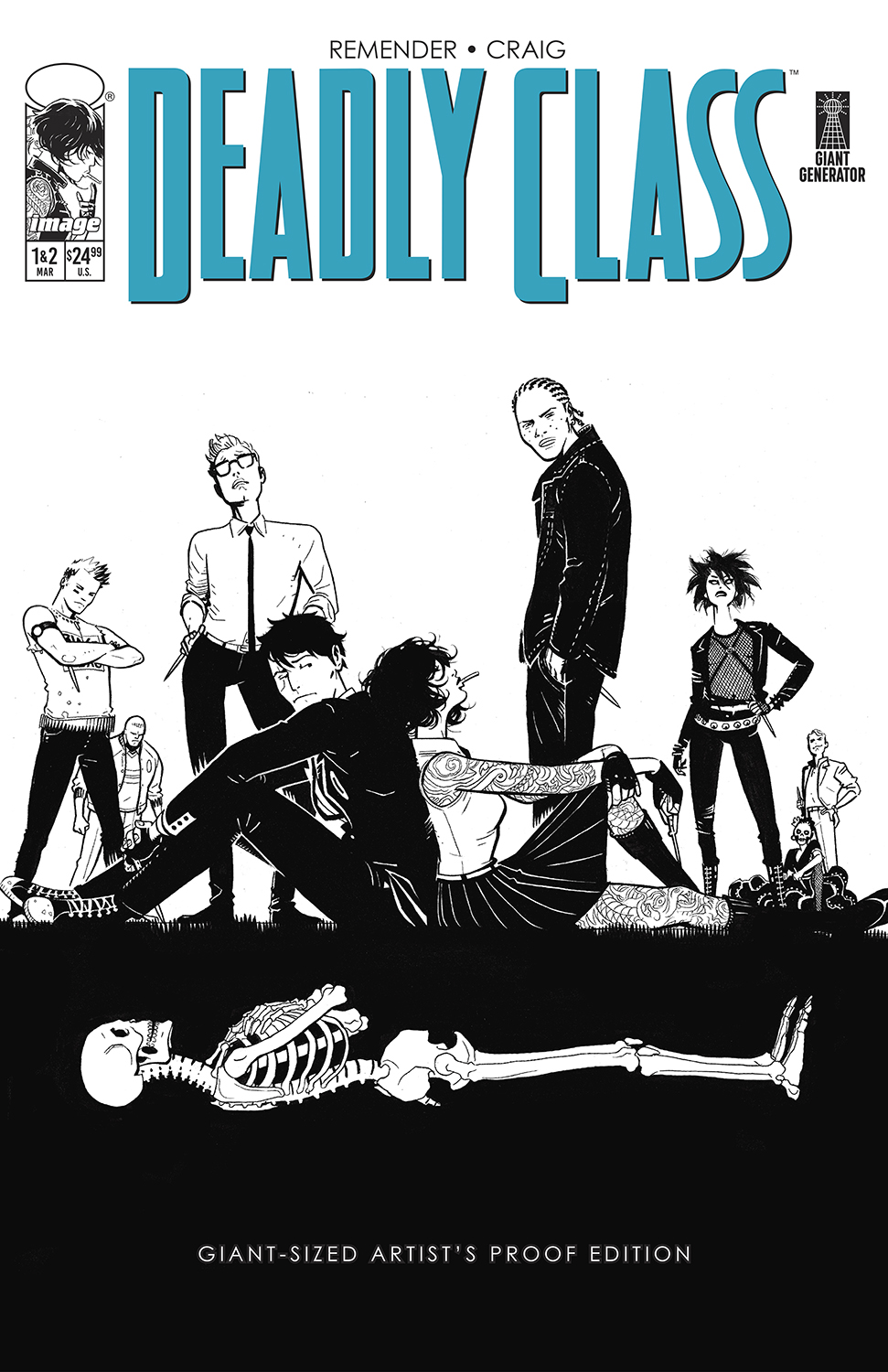 DEADLY CLASS GIANT SIZED ARTISTS PROOF EDITION CVR A WES CRAIG (MR)