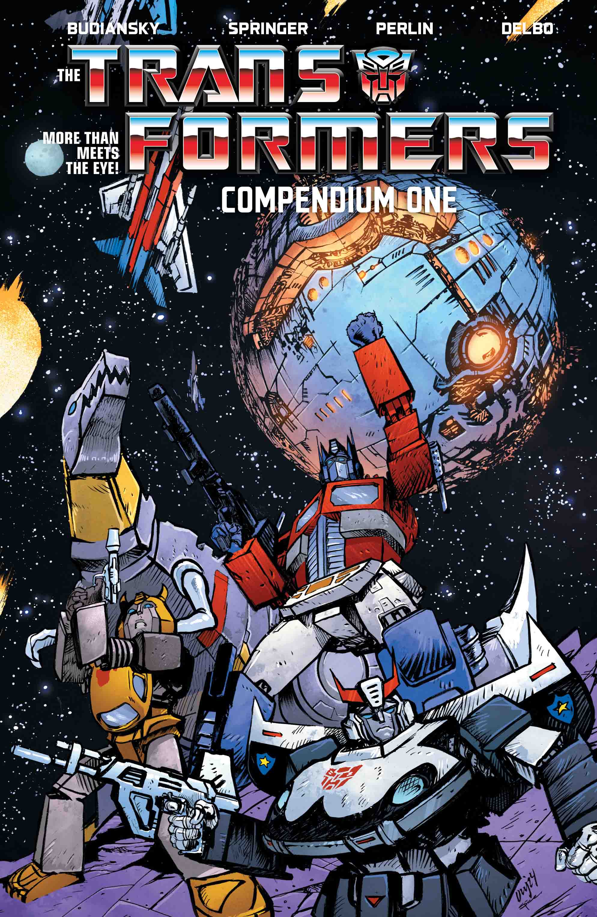 TRANSFORMERS COMPENDIUM TP VOL 01 DANIEL WARREN JOHNSON & MIKE SPICER CVR