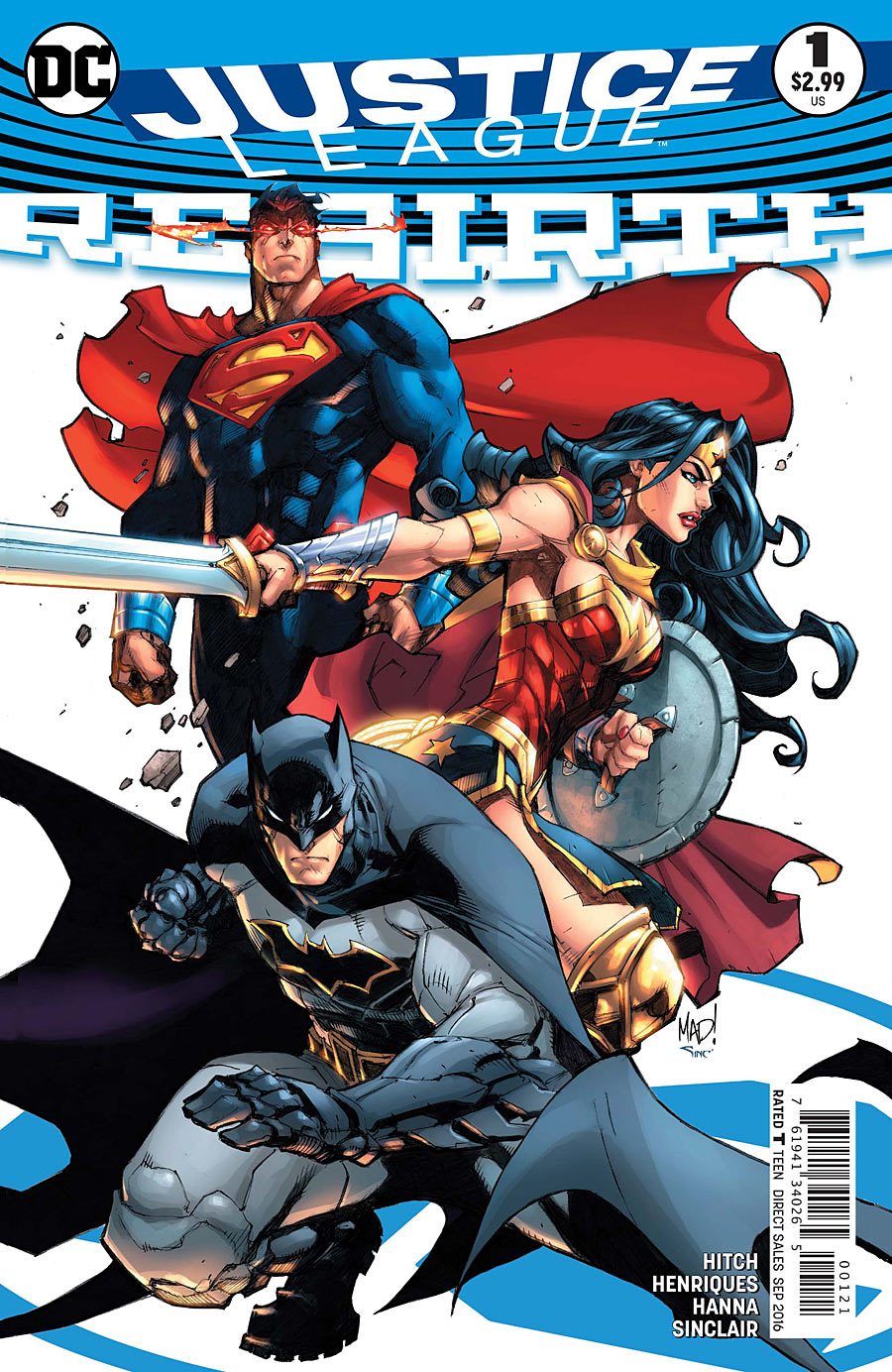 JUSTICE LEAGUE REBIRTH #1 VAR ED