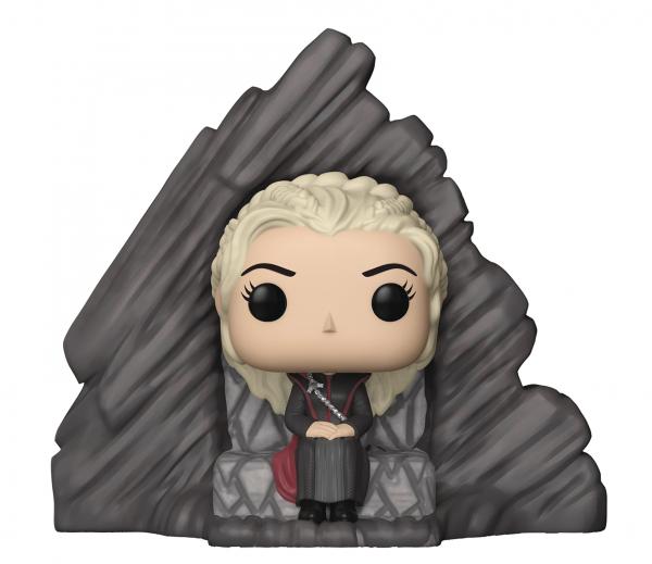 Daenerys Targaryen on Dragonstone throne 63