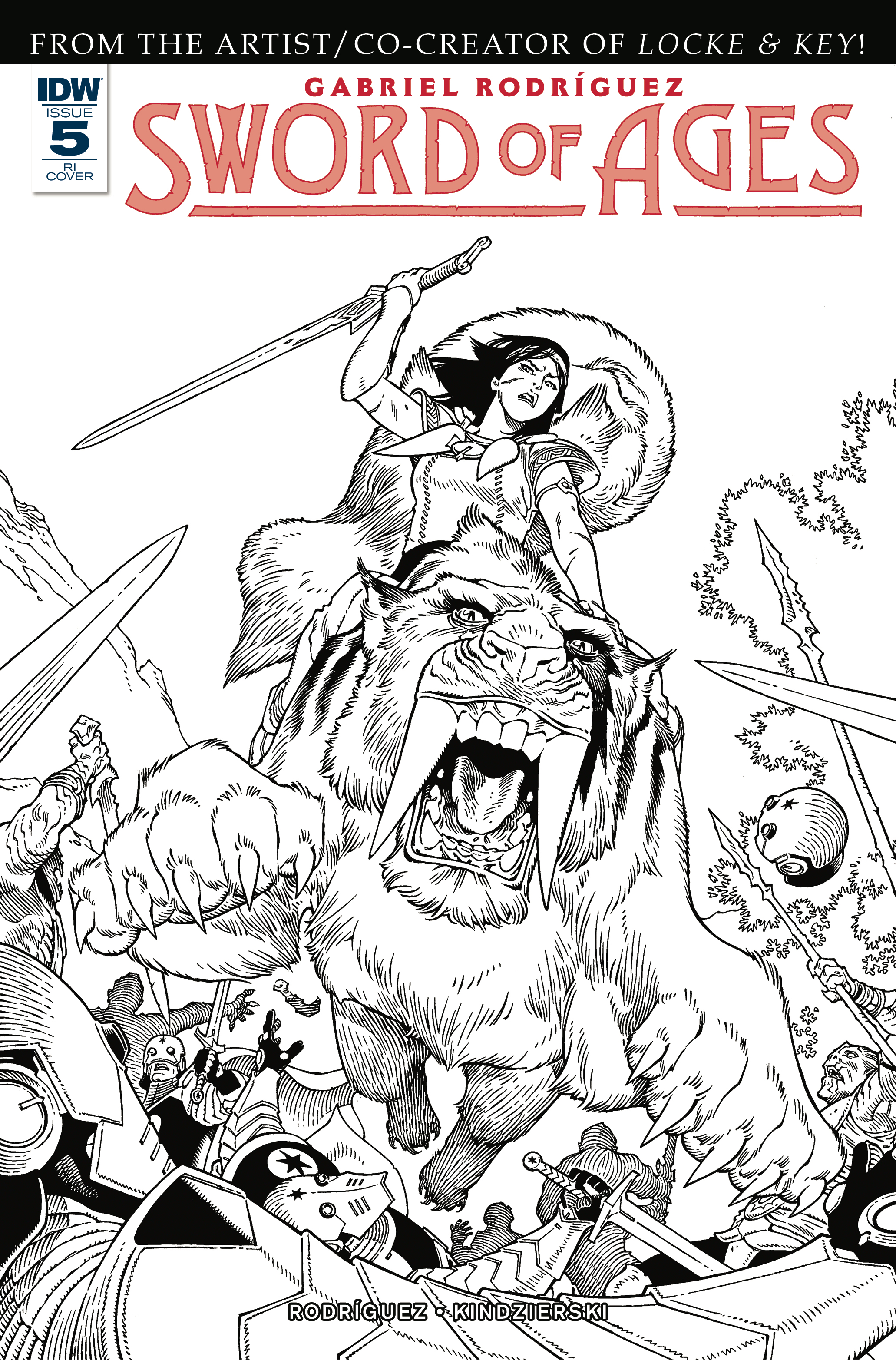 SWORD OF AGES #5 10 COPY INCV RODRIGUEZ