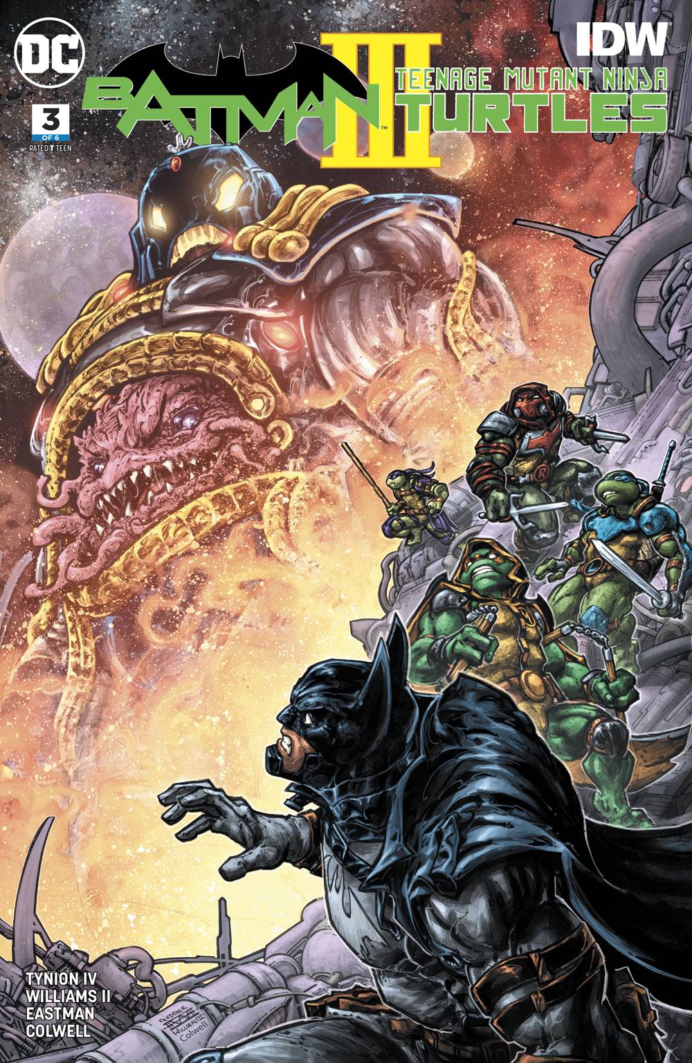 BATMAN TEENAGE MUTANT NINJA TURTLES III #3