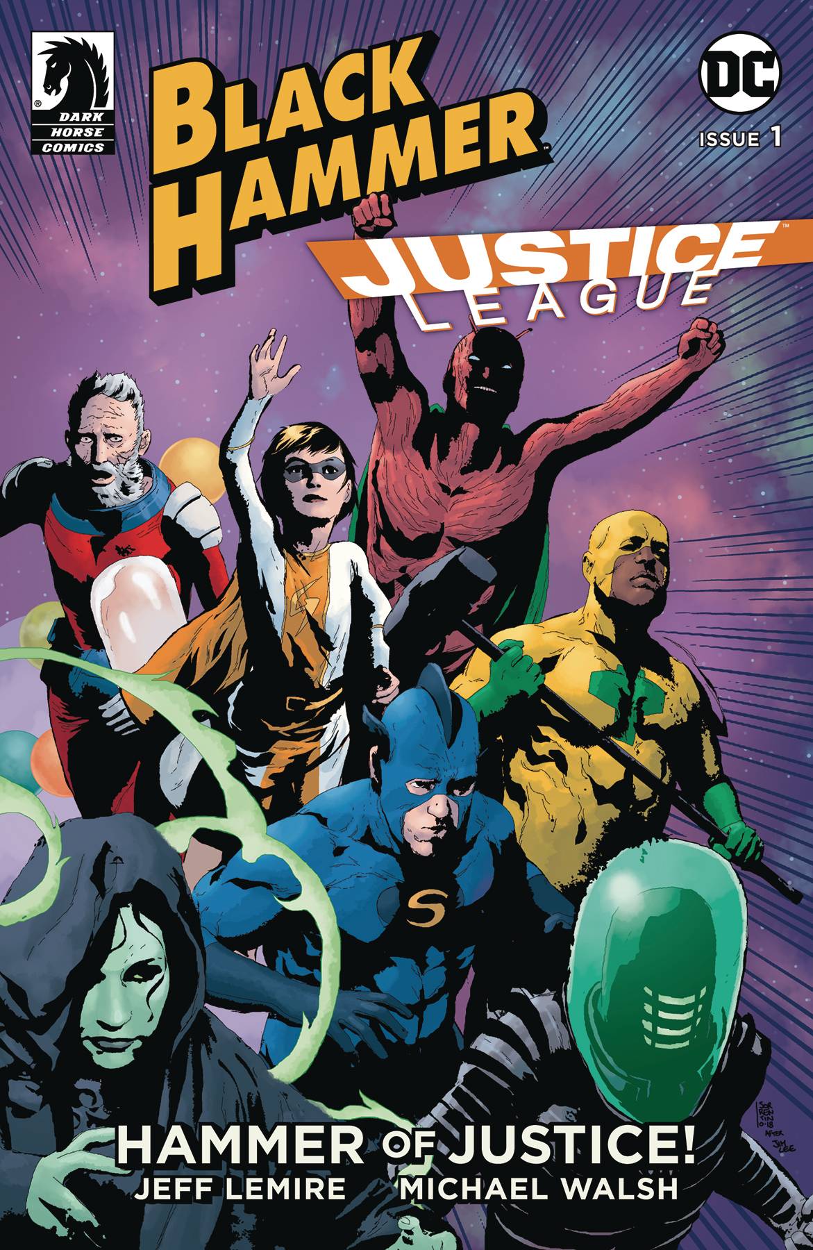 BLACK HAMMER JUSTICE LEAGUE #1 CVR B SORRENTINO