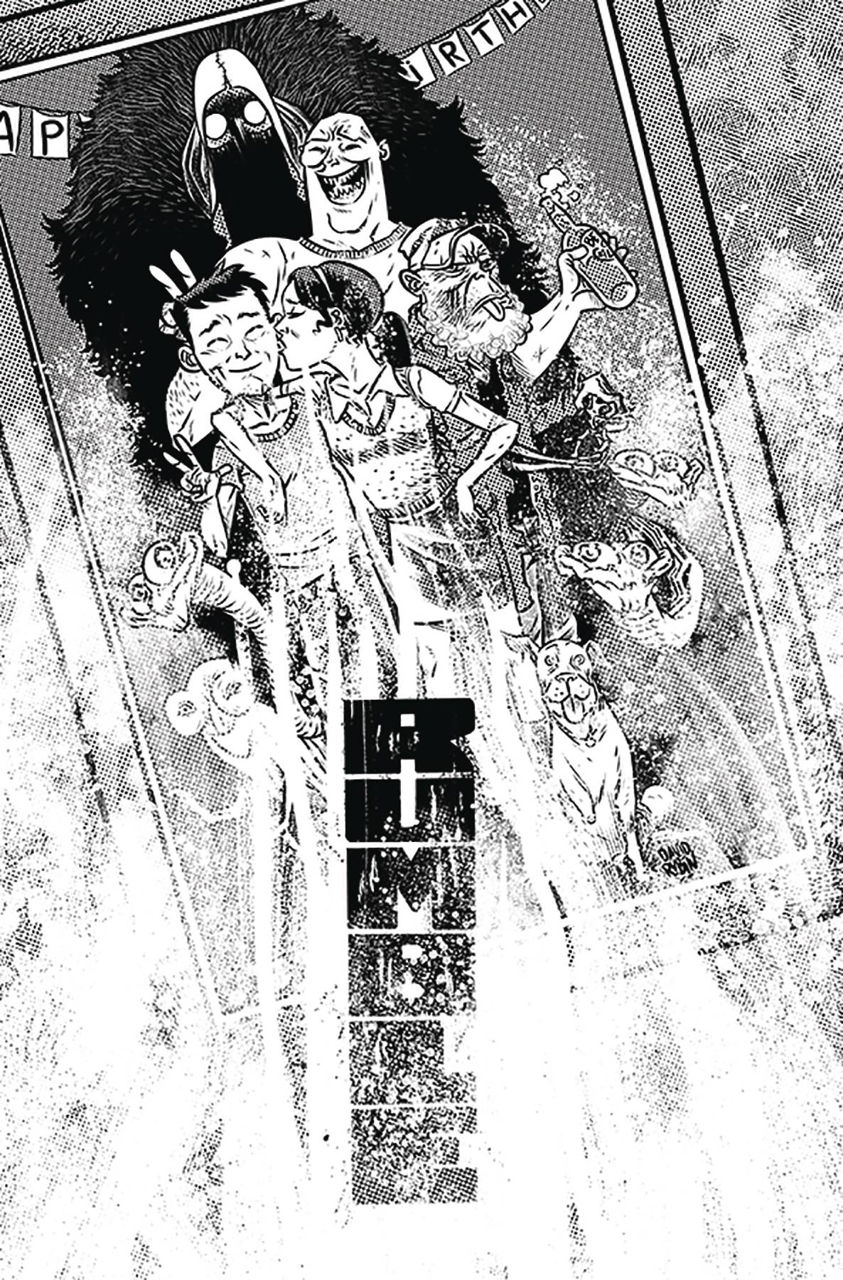 RUMBLE #14 CVR A B&W RUBIN