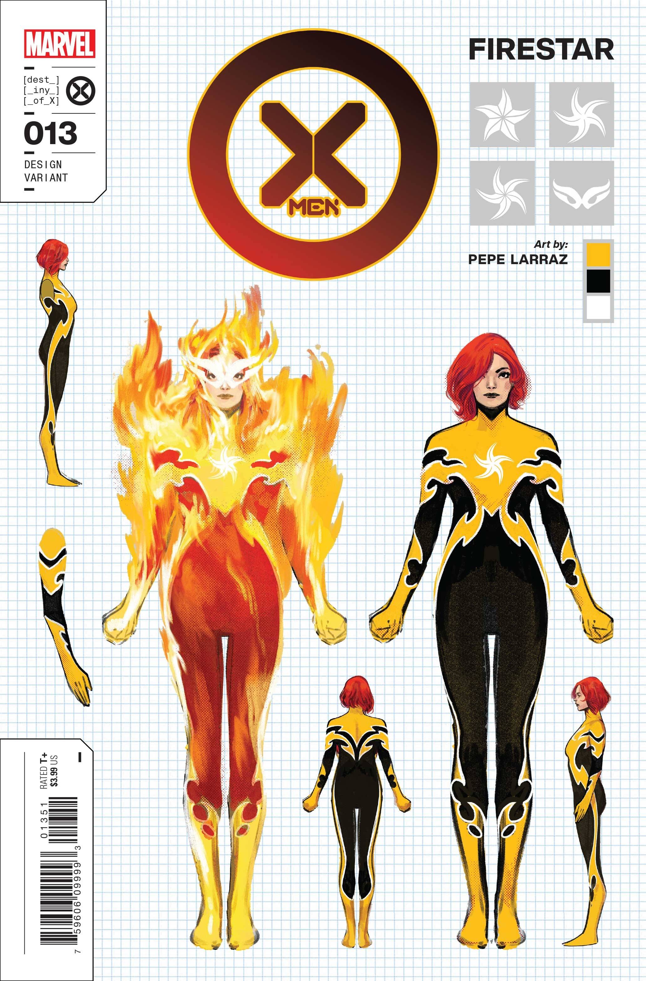 X-MEN #13 10 COPY INCV LARRAZ DESIGN VAR