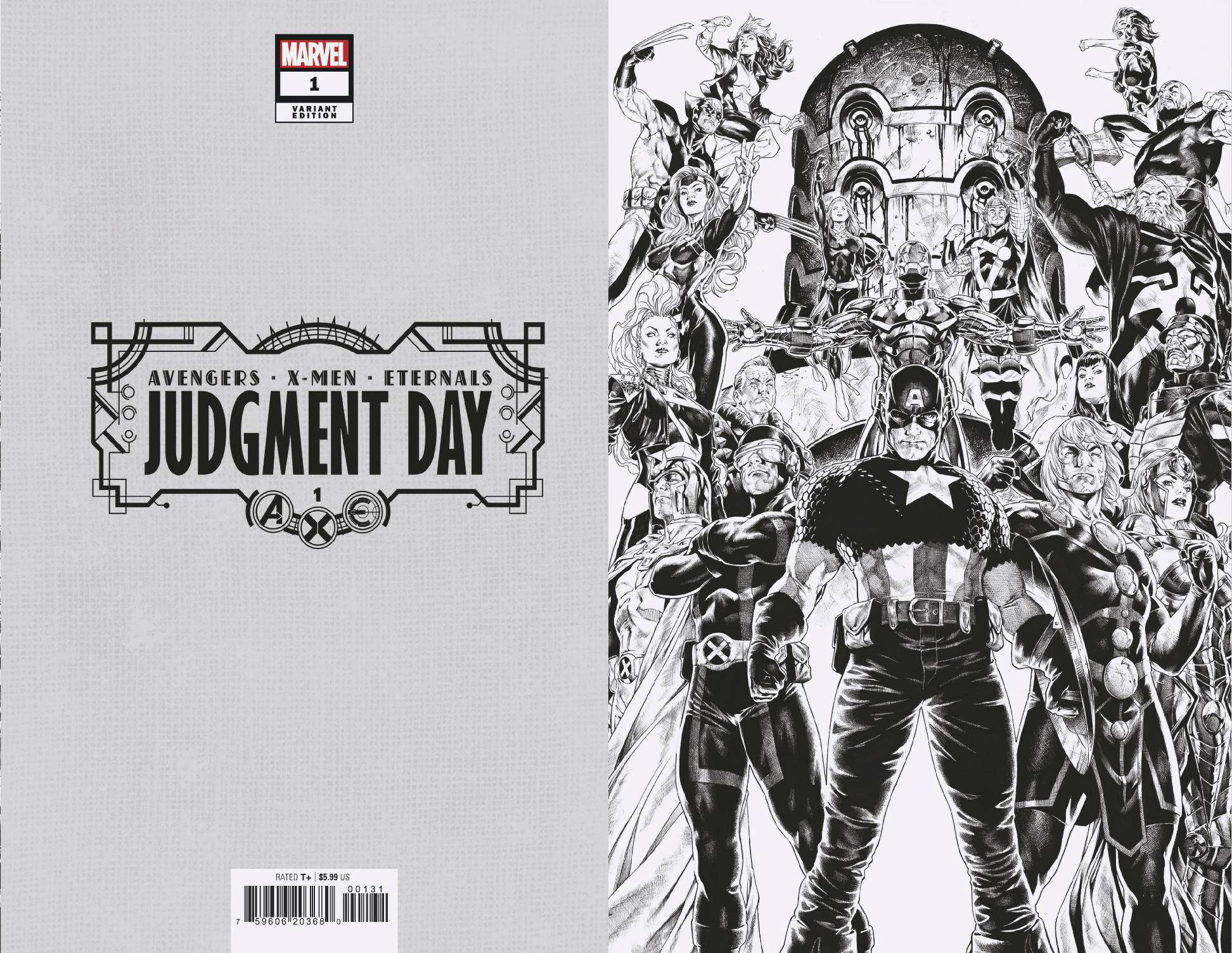 AXE JUDGMENT DAY #1 (OF 6) 100 COPY INCV BROOKS VIRGIN VAR