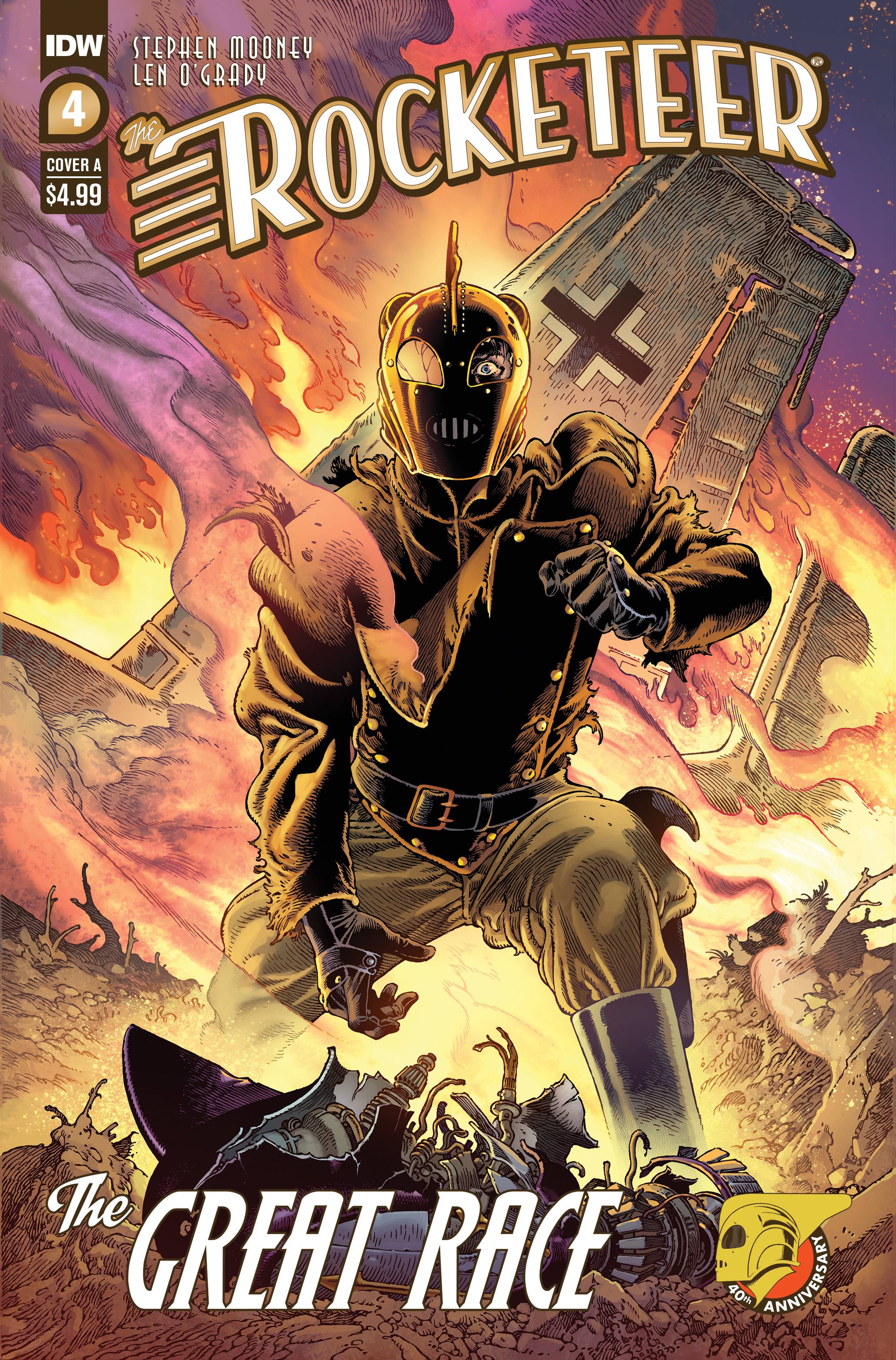 ROCKETEER THE GREAT RACE #4 (OF 4) CVR A RODRIGUEZ