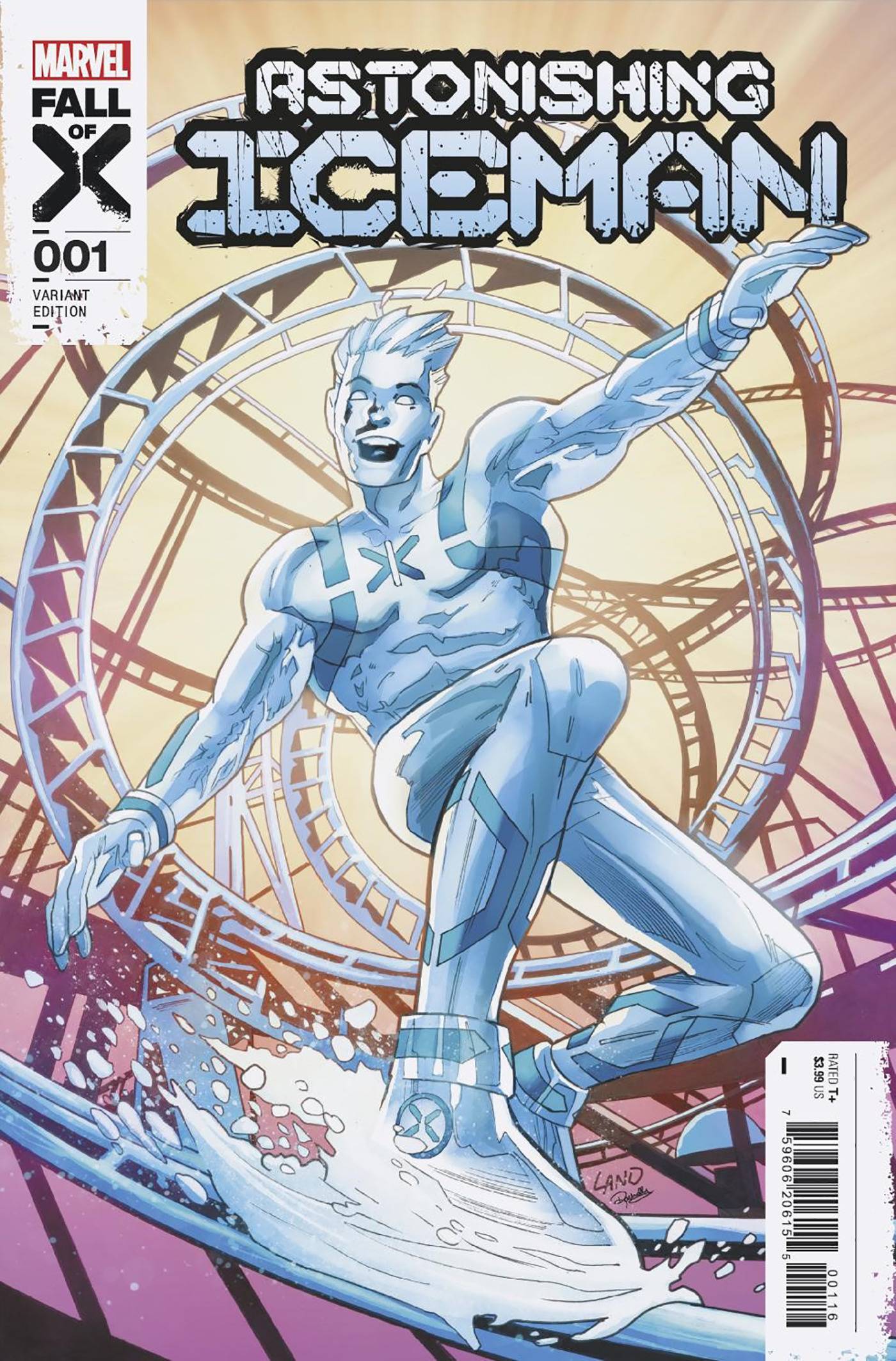 ASTONISHING ICEMAN #1 1:25 COPY INCV GREG LAND VAR