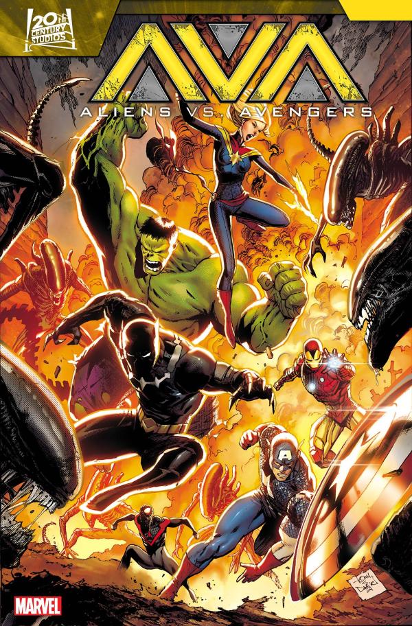 ALIENS VS AVENGERS #1 1:25 COPY INCV TONY DANIEL VAR