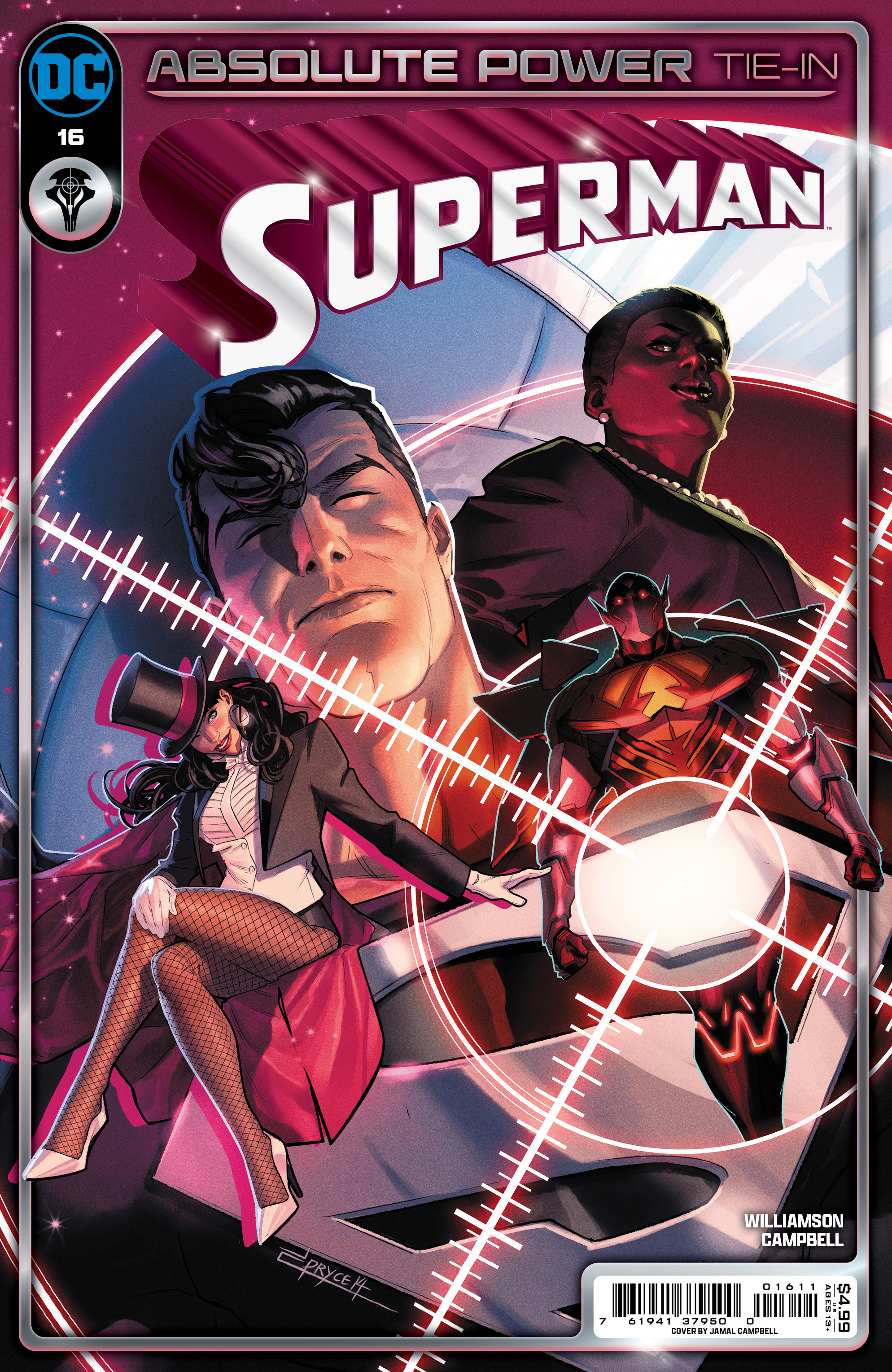 SUPERMAN #16 CVR A JAMAL CAMPBELL (ABSOLUTE POWER)