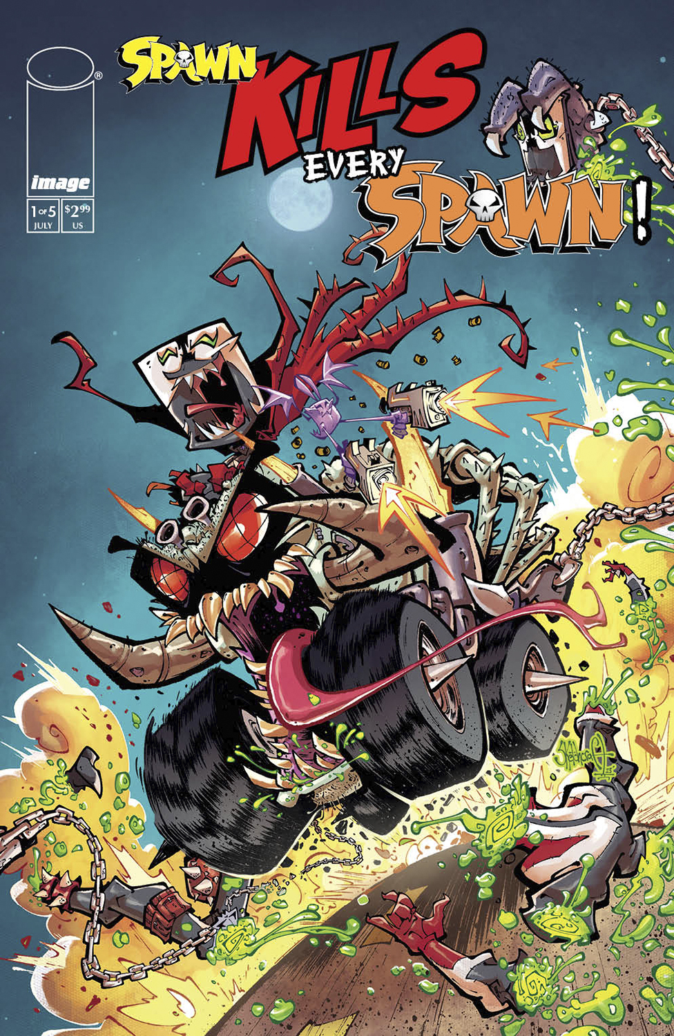 SPAWN KILLS EVERY SPAWN #1 (OF 5) CVR A ROB SKETCHCRAFT DUENAS