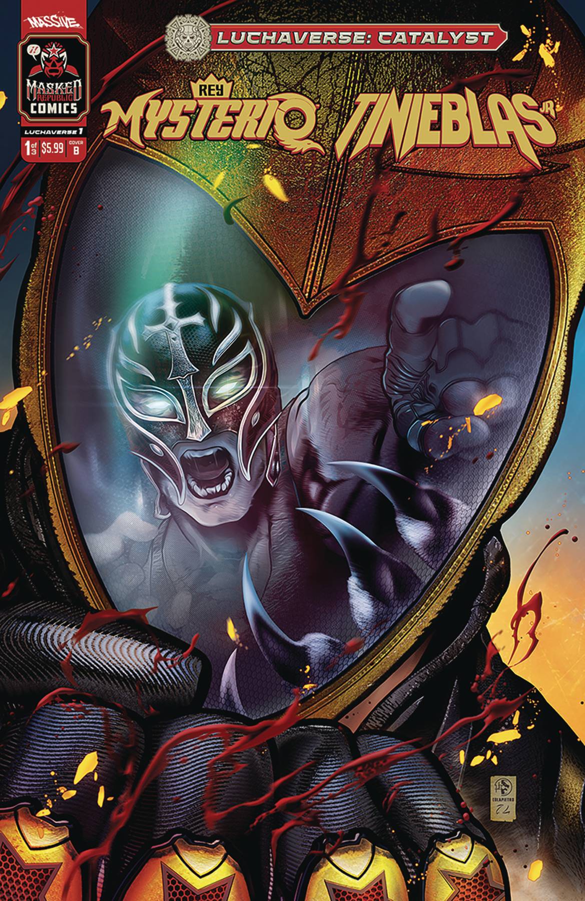 LUCHAVERSE CATALYST #1 (OF 3) CVR B COLAPIETRO CONNECTING (M