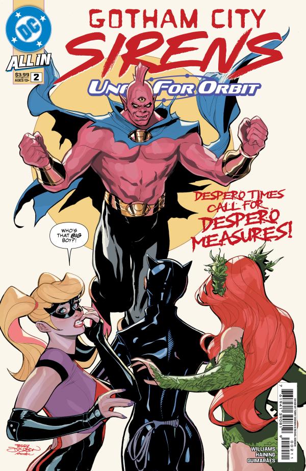 GOTHAM CITY SIRENS UNFIT FOR ORBIT #2 (OF 5) CVR A TERRY DODSON & RACHEL DODSON