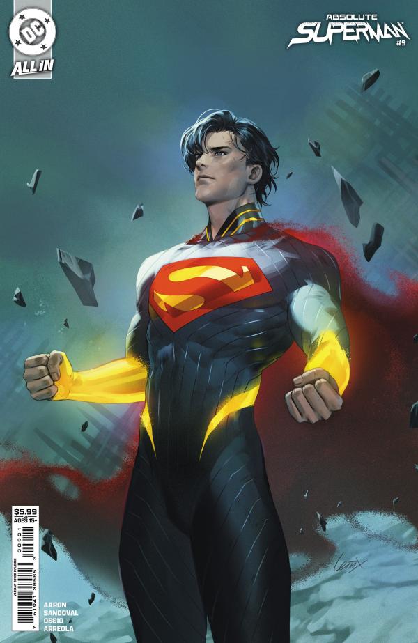 ABSOLUTE SUPERMAN #9 CVR B LESLEY LEIRIX LI CARD STOCK VAR