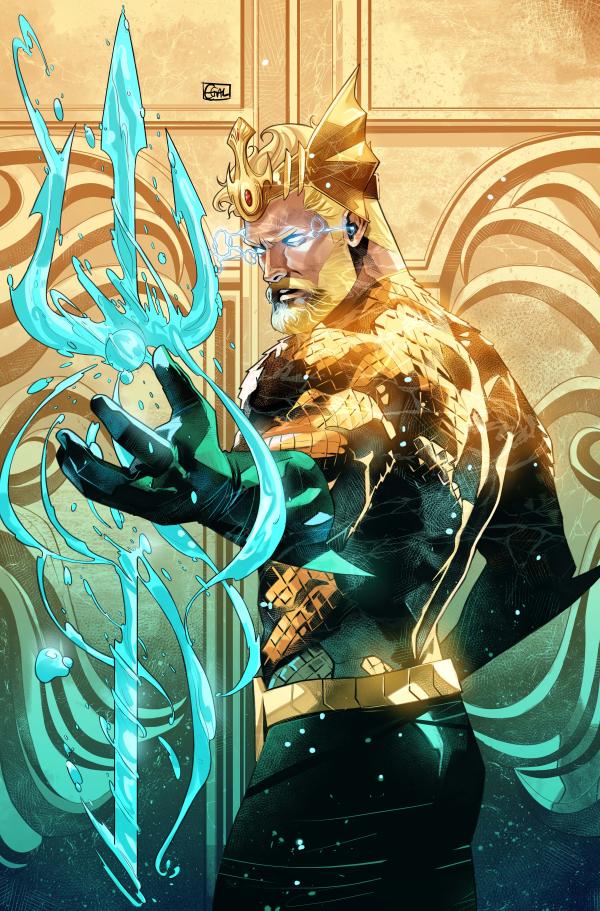 AQUAMAN #7 CVR B EDWIN GALMON CARD STOCK VAR