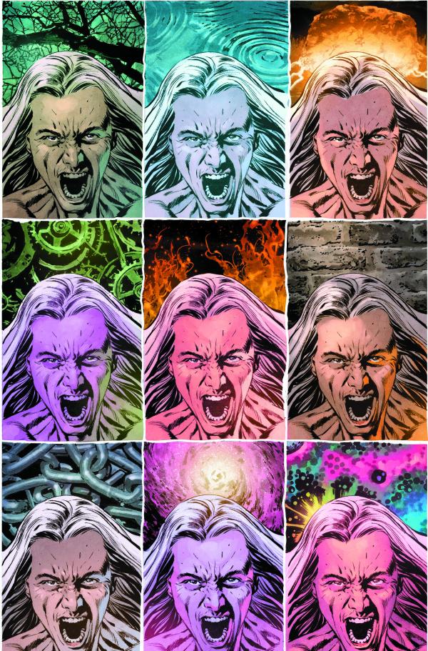 RESURRECTION MAN QUANTUM KARMA #4 (OF 6) CVR B MIKE PERKINS CARD STOCK VAR (MR)