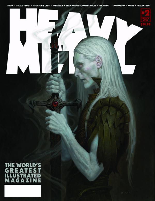 HEAVY METAL MAGAZINE #2 CVR A BROM (MR)