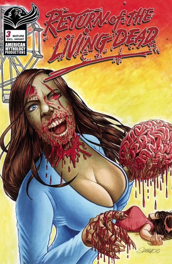 RETURN OF THE LIVING DEAD #3 CVR G SPARACIO ZOMBIE GIRL FOC