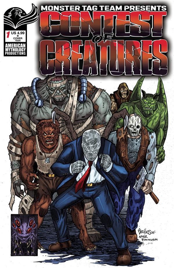 CONTEST OF CREATURES #1 CVR B HASSON HOMAGE (MR)