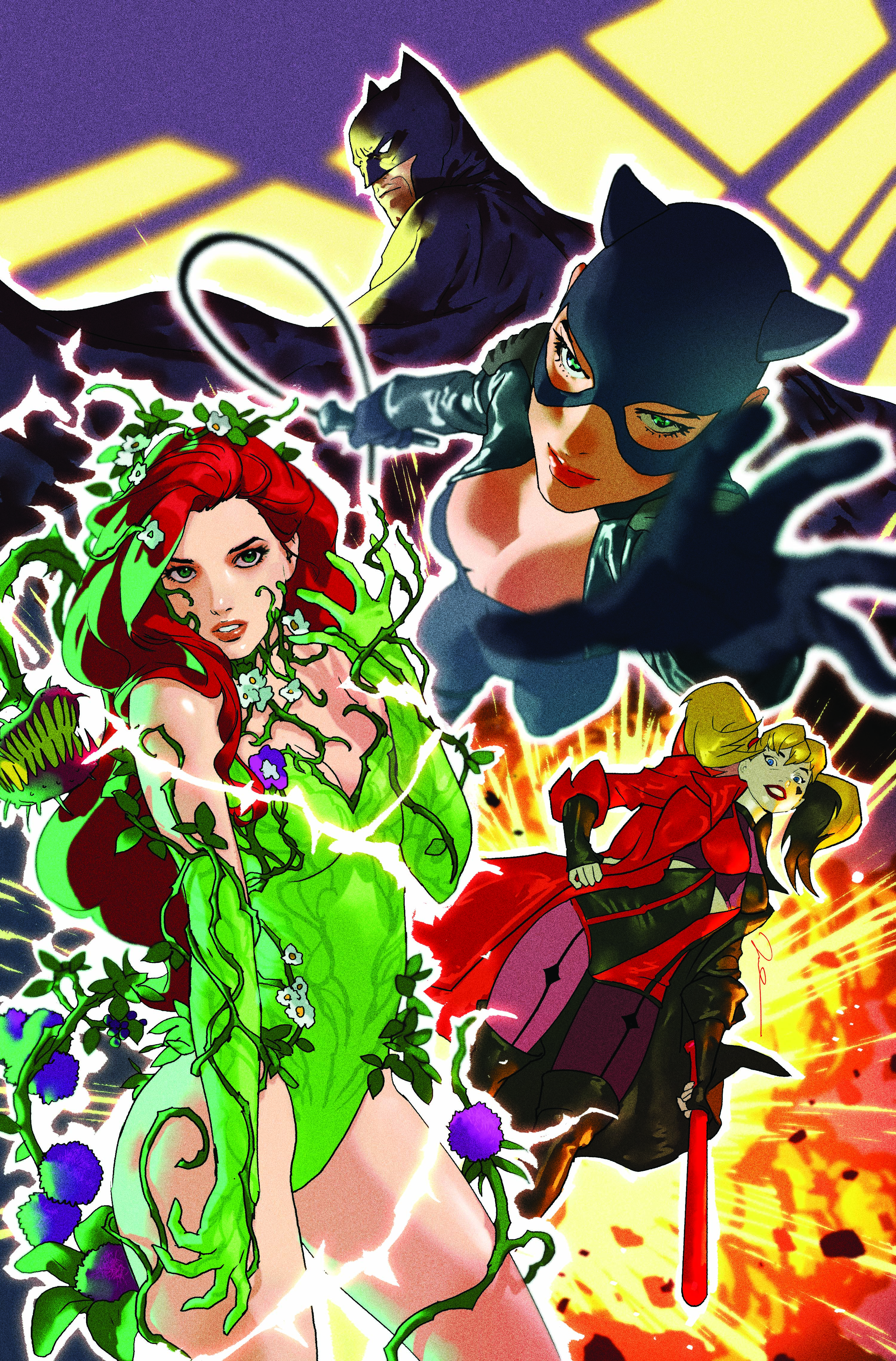 BATMAN #162 CVR E GERALD PAREL GOTHAM CITY SIRENS CARD STOCK VAR