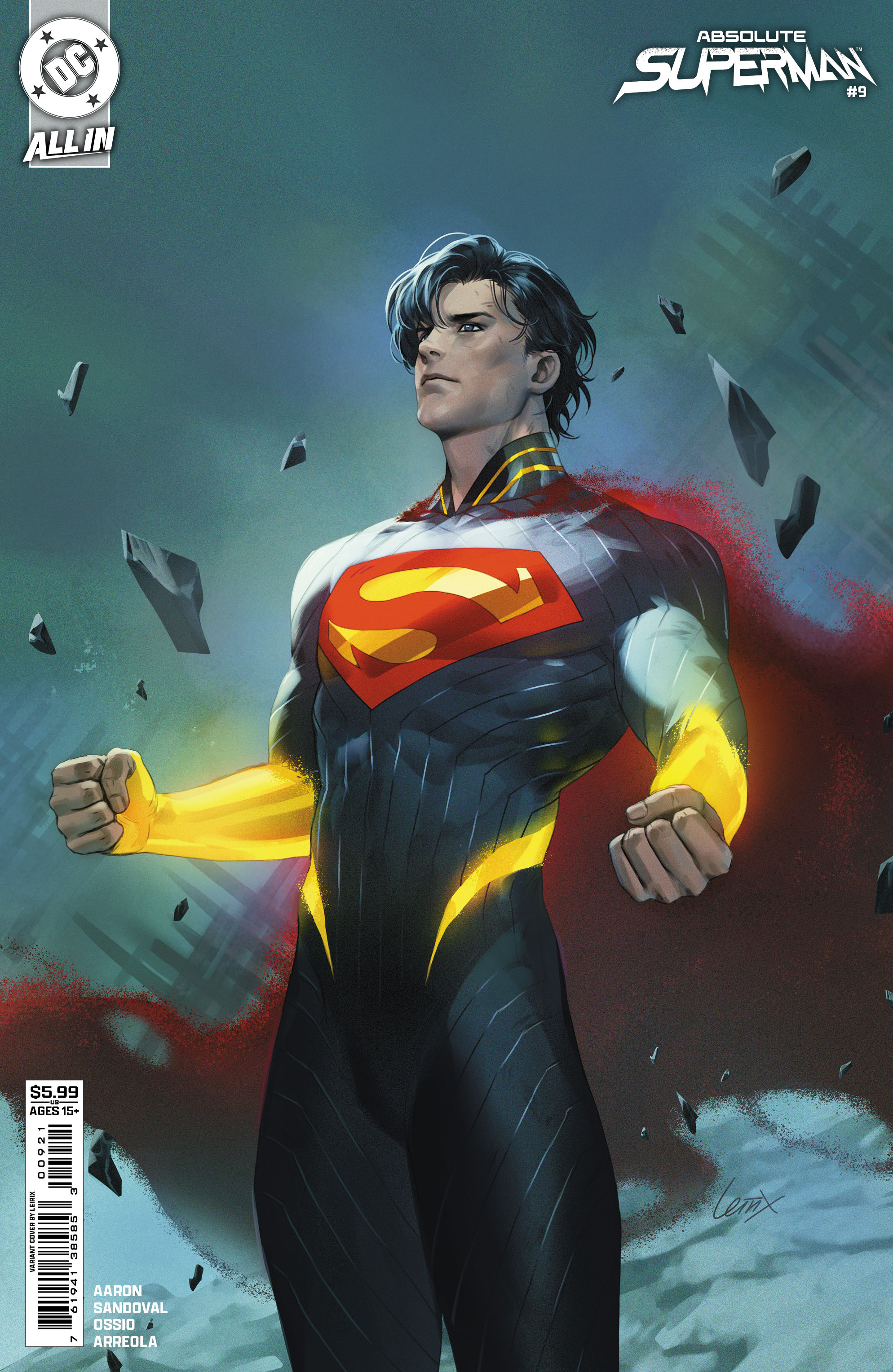 ABSOLUTE SUPERMAN #9 CVR B LESLEY LEIRIX LI CARD STOCK VAR