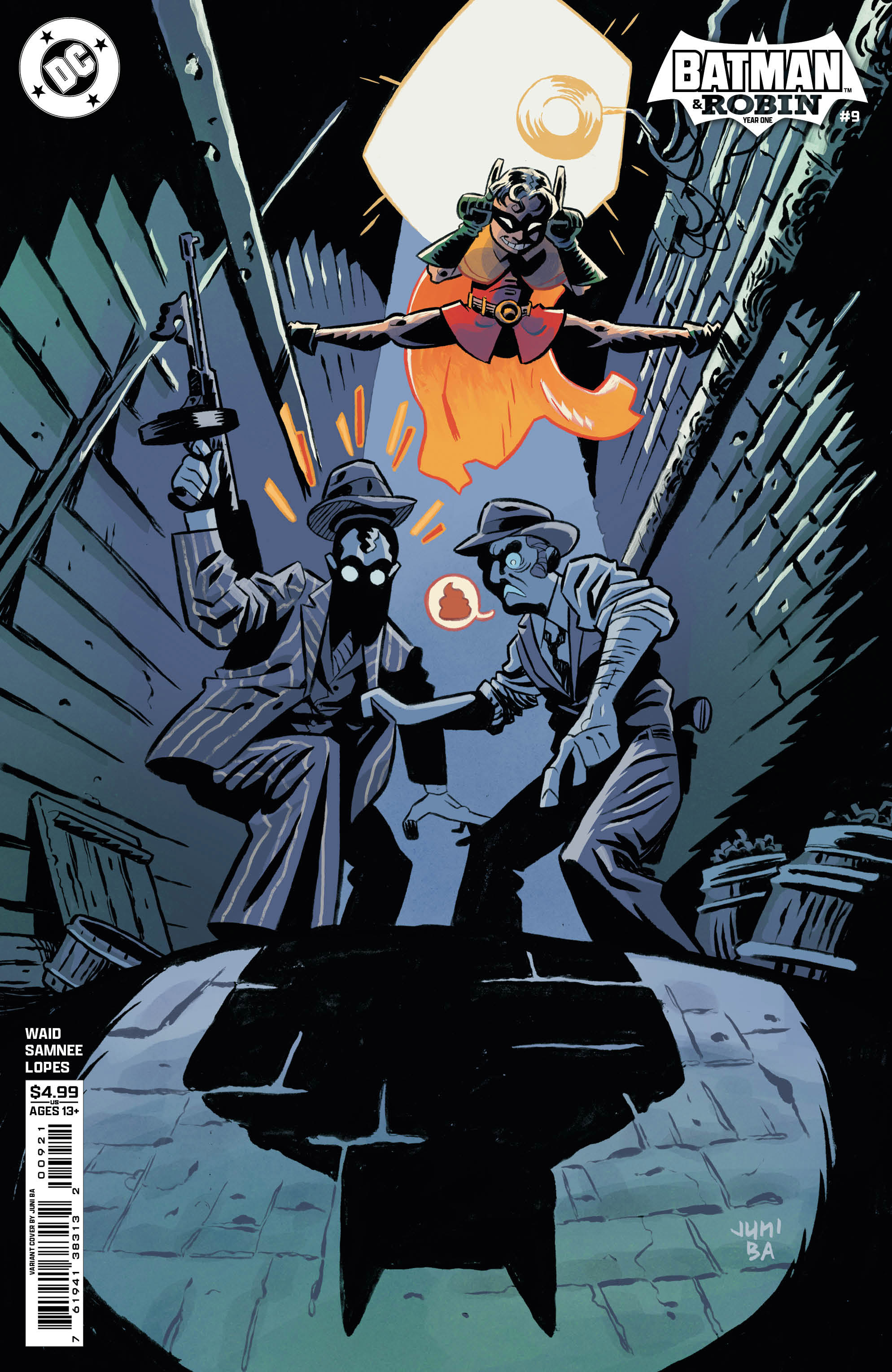 BATMAN & ROBIN YEAR ONE #9 (OF 12) CVR B JUNI BA CARD STOCK VAR