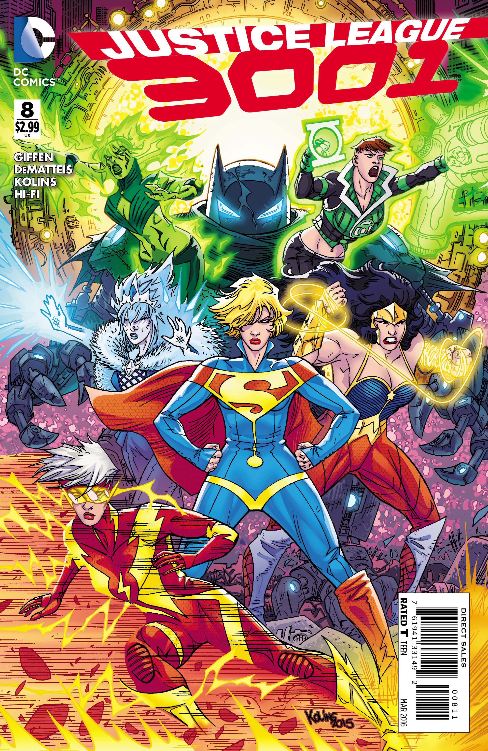 JUSTICE LEAGUE 3001 #8