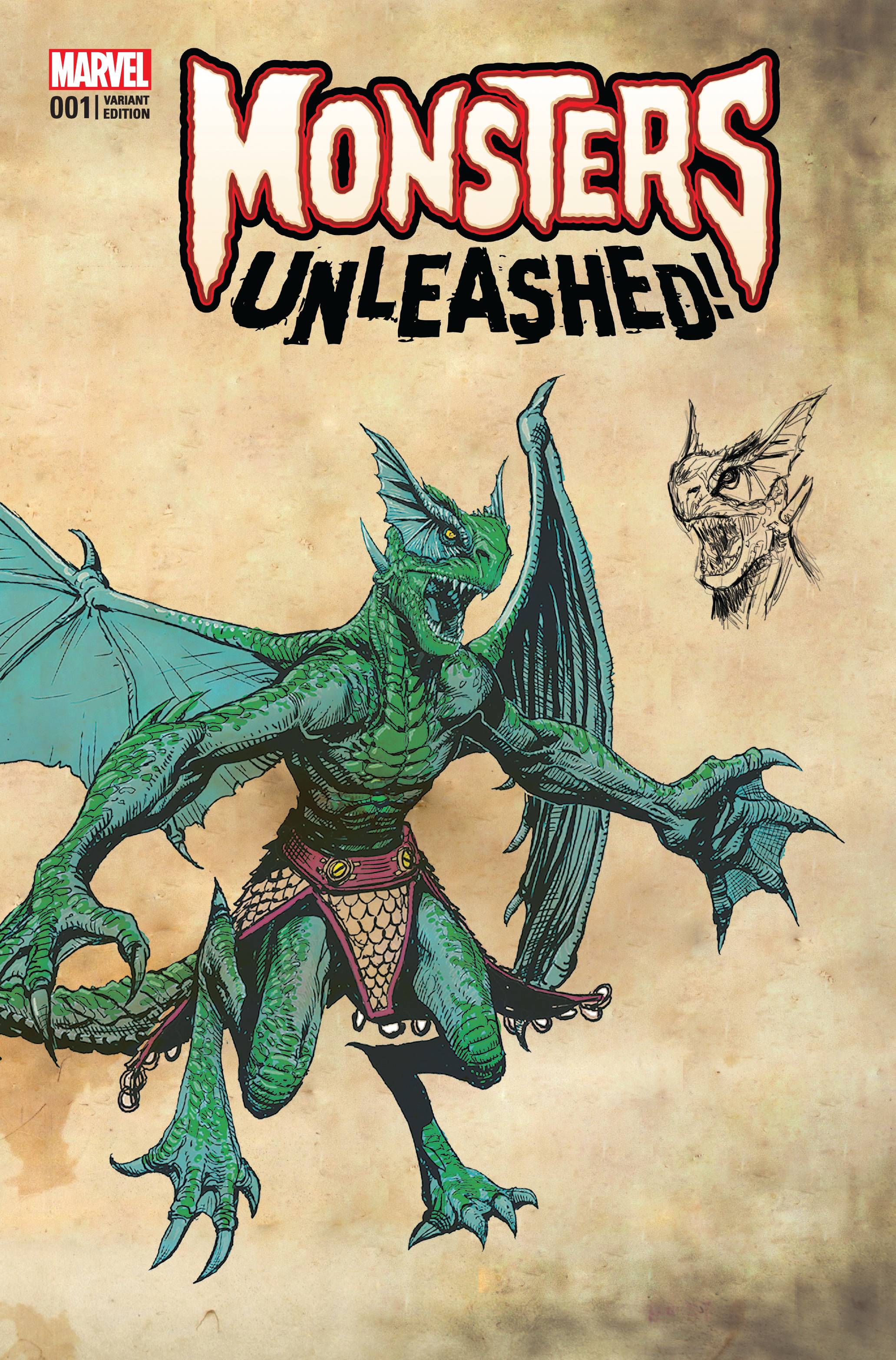 MONSTERS UNLEASHED #1 NEW MONSTER VAR