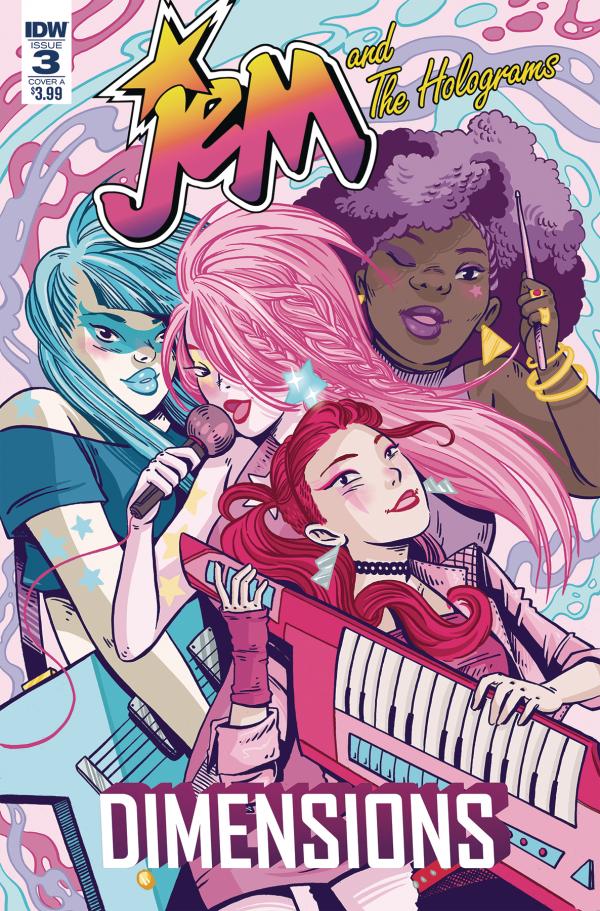 JEM & THE HOLOGRAMS DIMENSIONS #3 CVR A STOTT