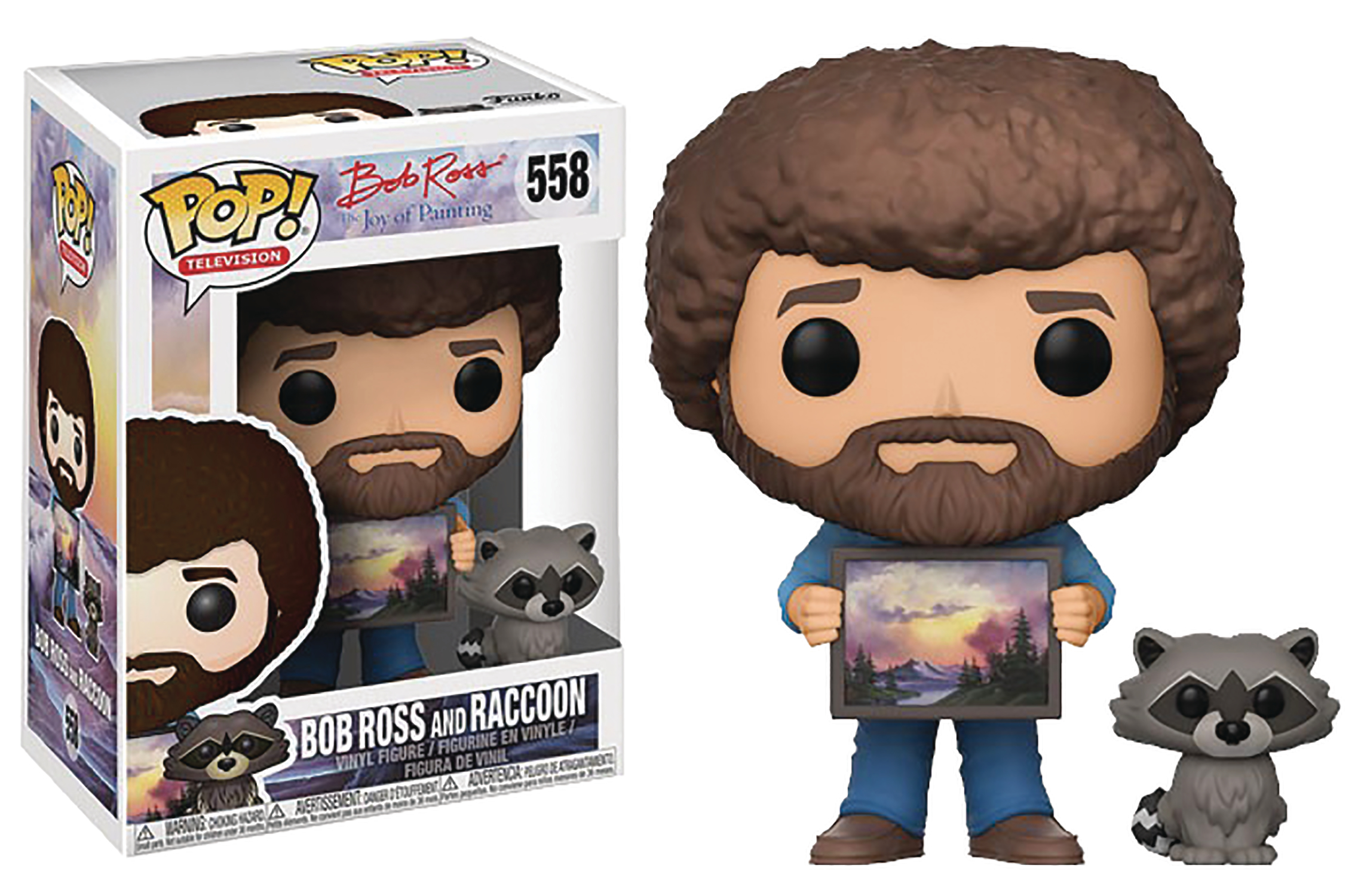 Bob Ross And Raccoon 558