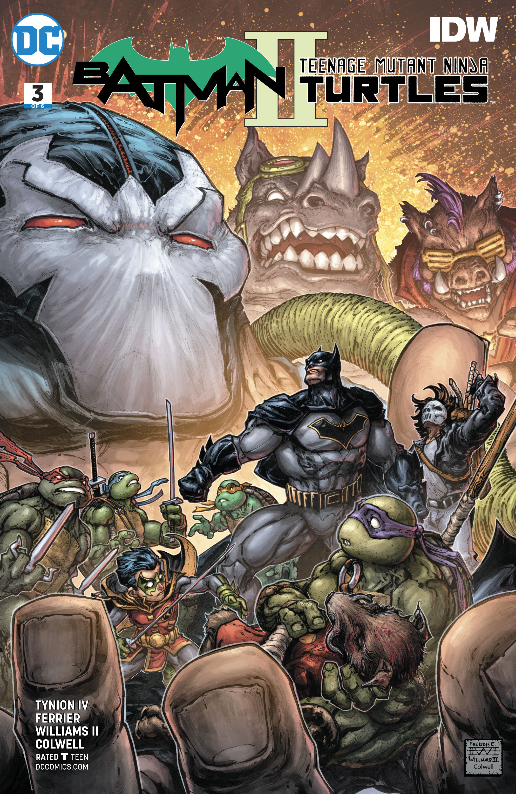 BATMAN TEENAGE MUTANT NINJA TURTLES II #3