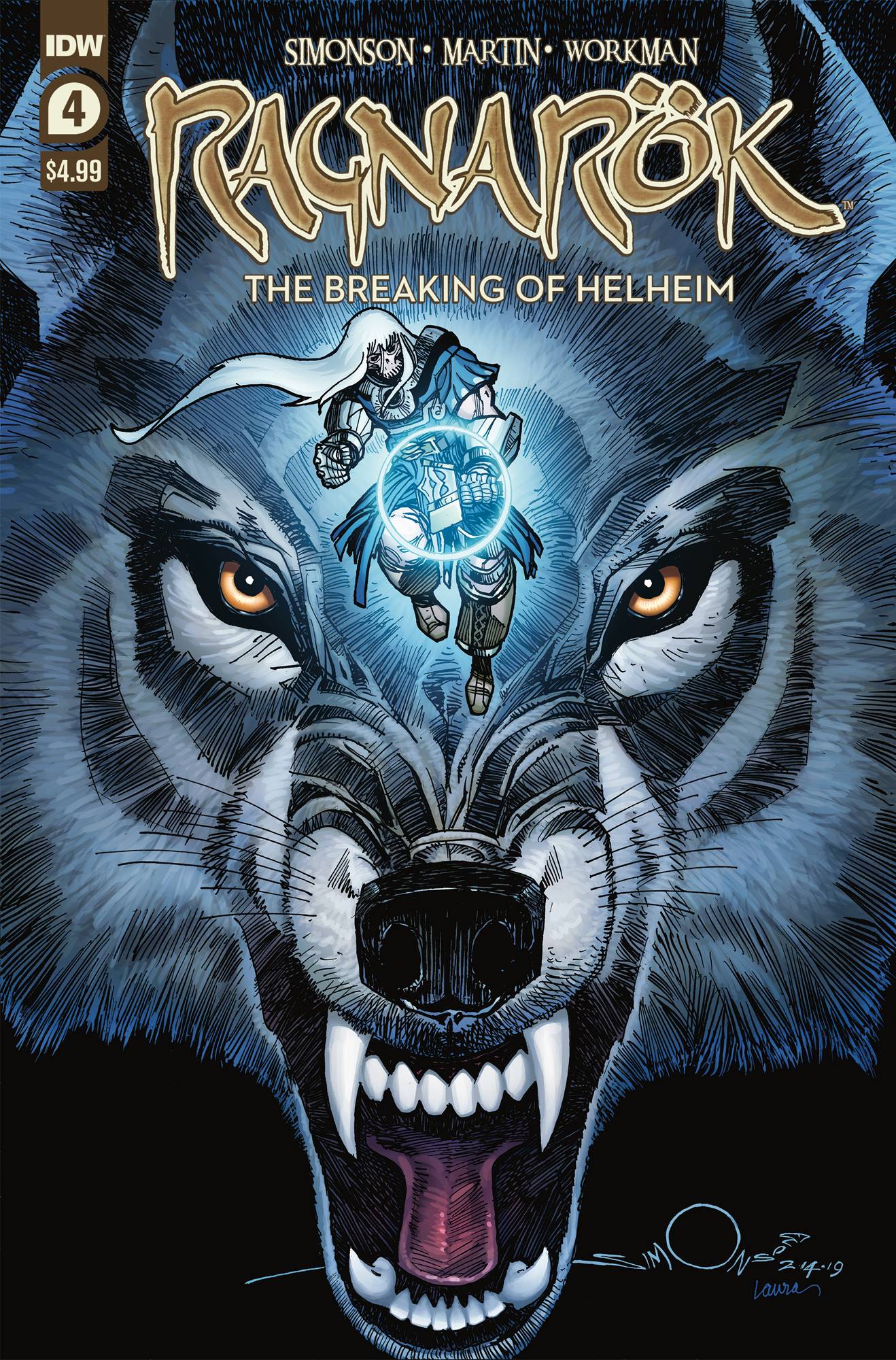 RAGNAROK BREAKING OF HELHEIM #4 CVR A SIMONSON