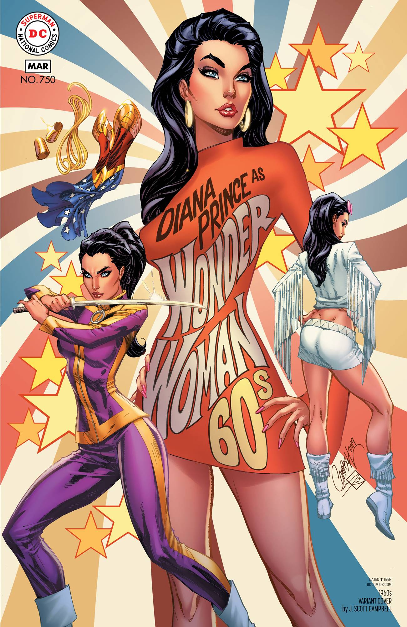 WONDER WOMAN #750 1960S VAR ED 