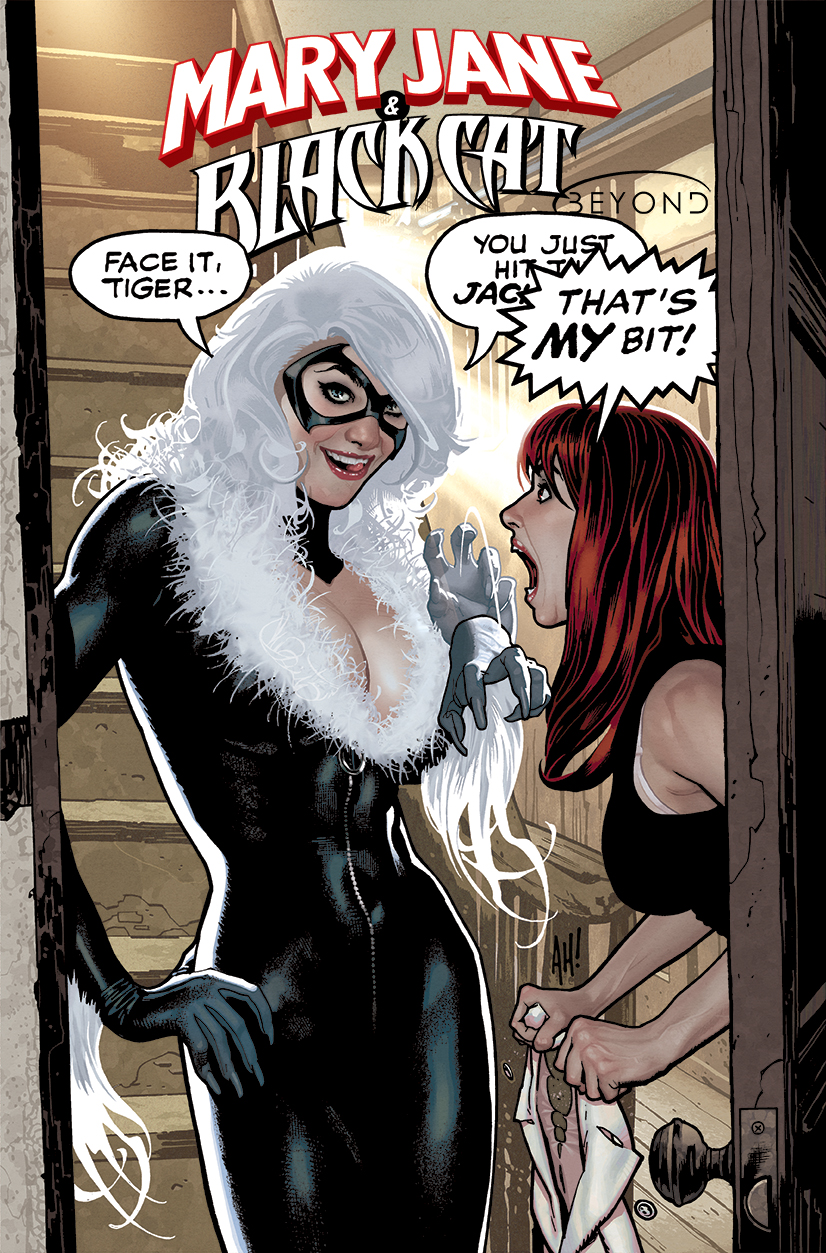 MARY JANE BLACK CAT BEYOND #1 HUGHES VAR