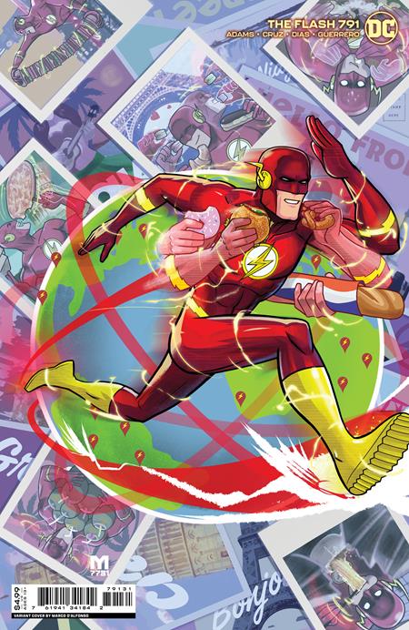 FLASH #791 CVR C MARCO DALFONSO CARD STOCK VAR (ONE-MINUTE WAR)