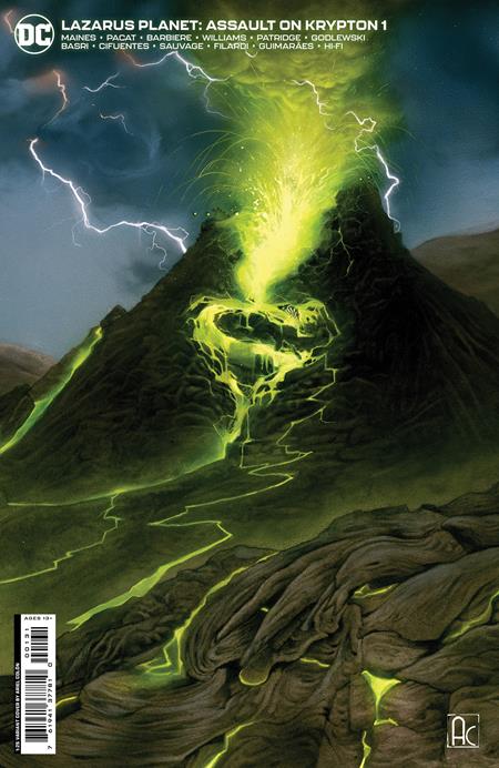 LAZARUS PLANET ASSAULT ON KRYPTON #1 (ONE SHOT) CVR E INC 1:25 ARIEL COLON CARD STOCK VAR