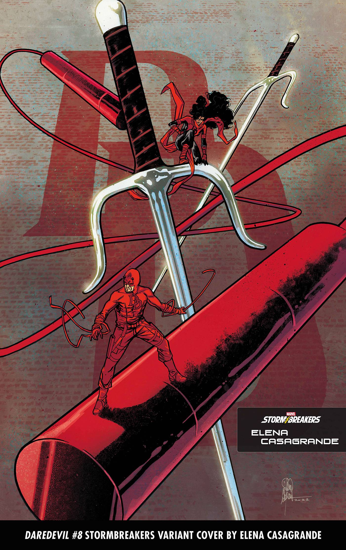 DAREDEVIL #8 CASAGRANDE STORMBREAKERS VAR