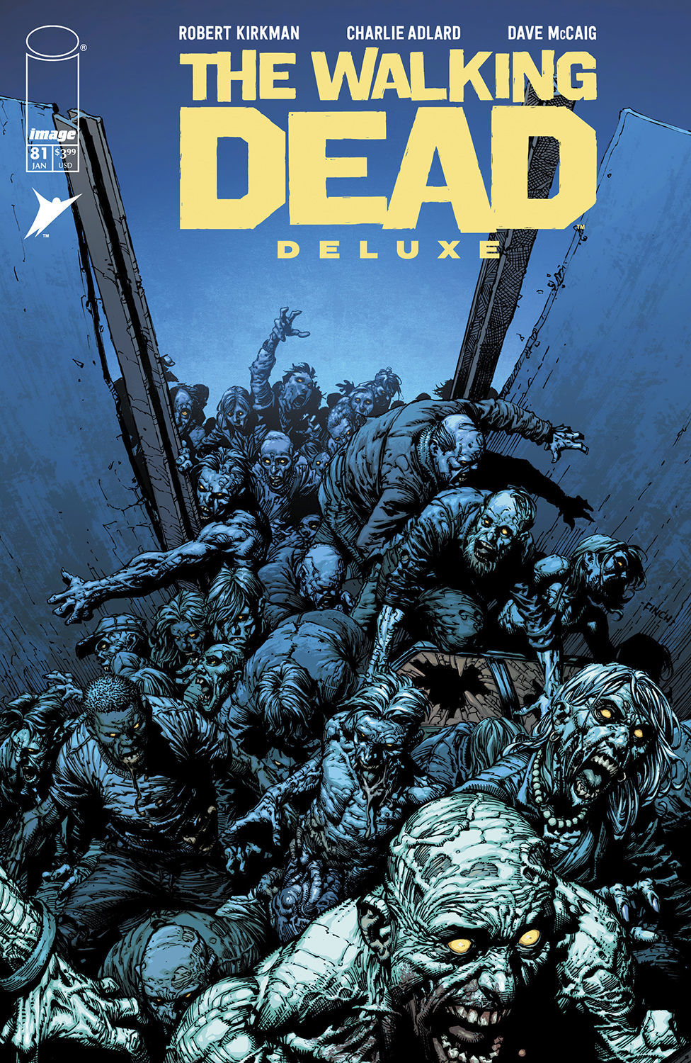 WALKING DEAD DELUXE #81  CVR A DAVID FINCH & DAVE MCCAIG