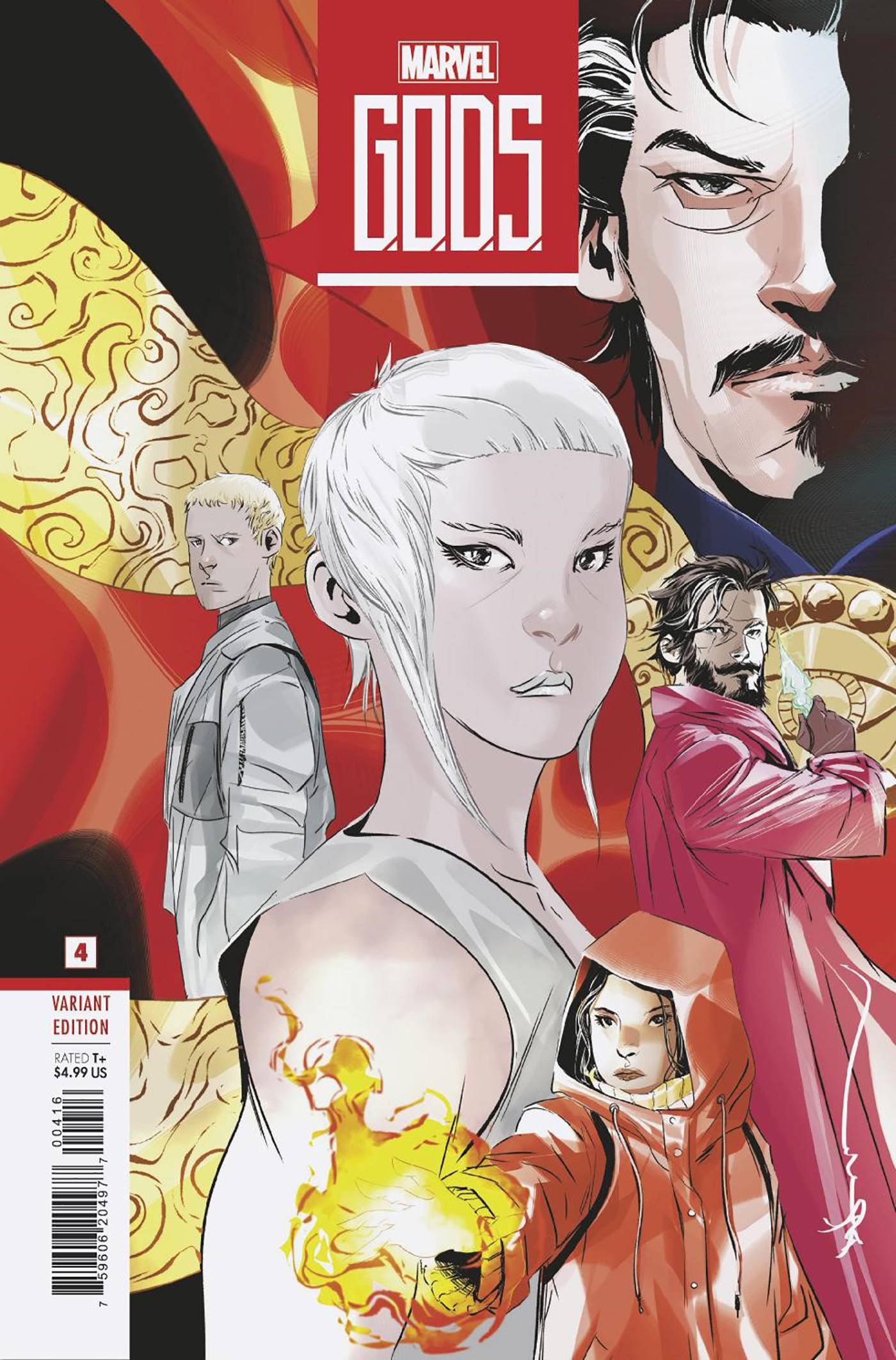 GODS #4 1:25 COPY INCV DUSTIN NGUYEN VAR